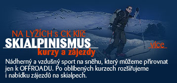 SKIALPINISMUS - Na lyžích S CK Klíč... SKIALPINISMUS, kurzy a zájezdy