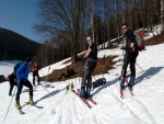 Základní kurz skialpinismu 16.-18.3.2012, Parádní jarní počásko, tvrdý firn a čistě chlapská parta. K tomu vyvrcholení na Sněžce a bezva náladička. Prostě se to vydařilo. - fotografie 9