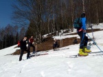 Základní kurz skialpinismu 16.-18.3.2012, Parádní jarní počásko, tvrdý firn a čistě chlapská parta. K tomu vyvrcholení na Sněžce a bezva náladička. Prostě se to vydařilo. - fotografie 10