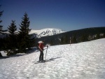 Základní kurz skialpinismu 16.-18.3.2012, Parádní jarní počásko, tvrdý firn a čistě chlapská parta. K tomu vyvrcholení na Sněžce a bezva náladička. Prostě se to vydařilo. - fotografie 20