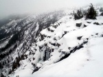 Skialpinistick pechod Krkono, Tsn po Novm roce jsme se vydali na pechod Krkono z Dolnch Mseek a do Janskch Lzn. Poas kzalo svoji drsnj tv, pesto v tmu vldla naprost pohoda. Veer ve finsk kdi tak neml  - fotografie 16