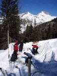 VRCHOLY TUXSKÝCH ALP na skialpech, Totální nedostatek sněhu v Tuxských Alpách a v okolí Weidener Hütte a navíc čerstvá nadílka sněhu v Lungau nás zavedli do samotného srdce Nízkých Taur. A počasí se opět vydařilo... - fotografie 5