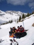 VRCHOLY TUXSKÝCH ALP na skialpech, Totální nedostatek sněhu v Tuxských Alpách a v okolí Weidener Hütte a navíc čerstvá nadílka sněhu v Lungau nás zavedli do samotného srdce Nízkých Taur. A počasí se opět vydařilo... - fotografie 83