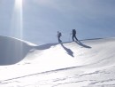 Na skialpech v Alpách